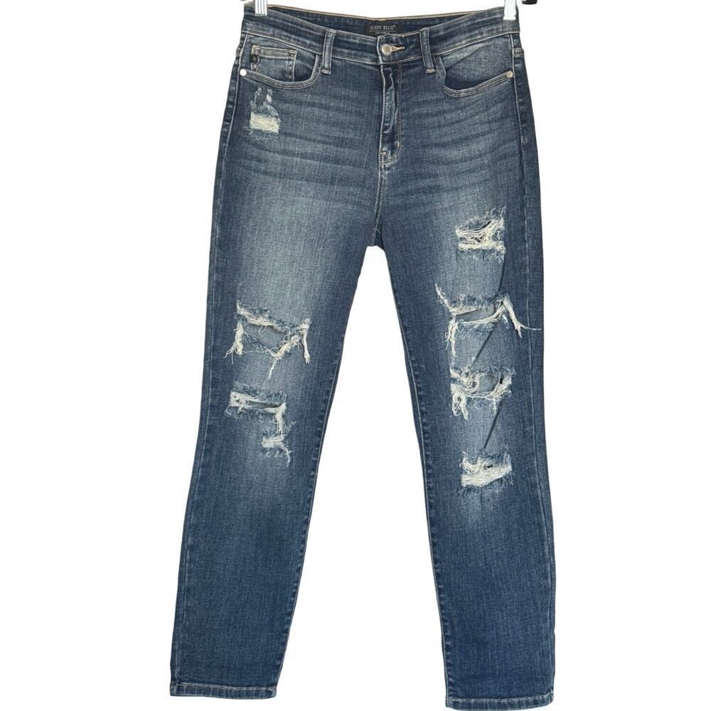 Judy Blue Skinny Fit Distressed Jeans Women's 9/29 JB82156MD